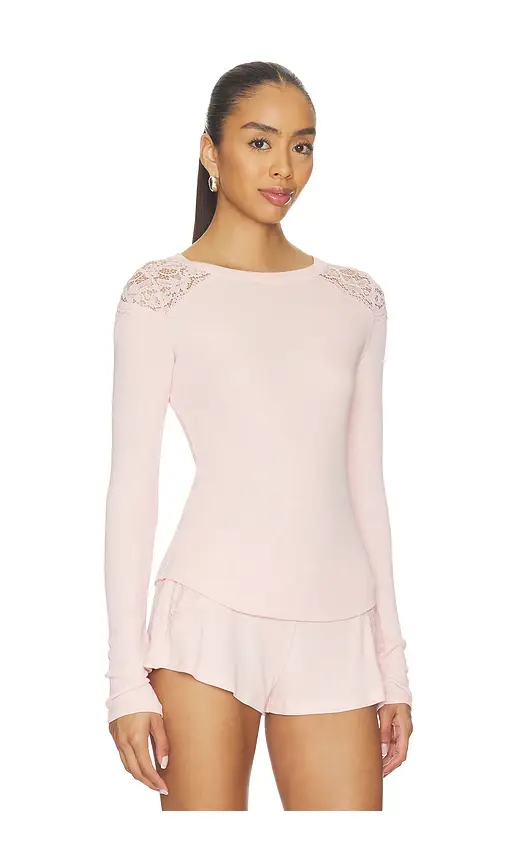 Free People X Intimately Made You Blush Layering Top | Thumbnail 2 Free People X Intimately Made You Blush Layering Top | Thumbnail 2