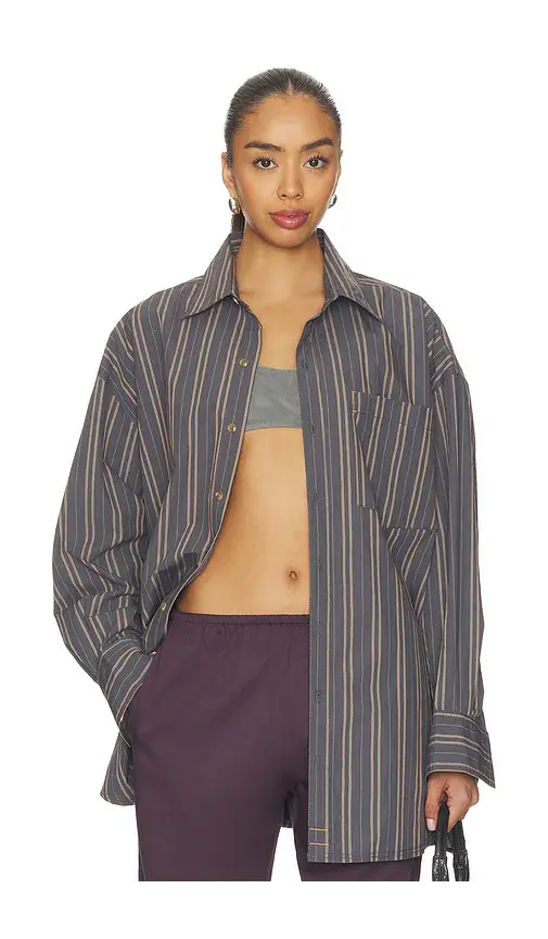 Free People X We The Free Freddie Striped Shirt | Image 1 Free People X We The Free Freddie Striped Shirt | Image 1