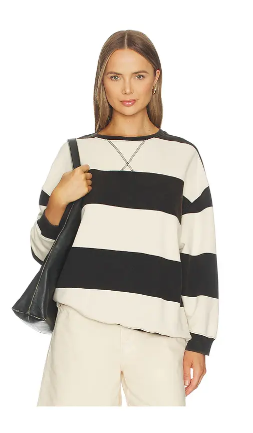 Free People Classic Stripe Crew Wide | Image 1 Free People Classic Stripe Crew Wide | Image 1
