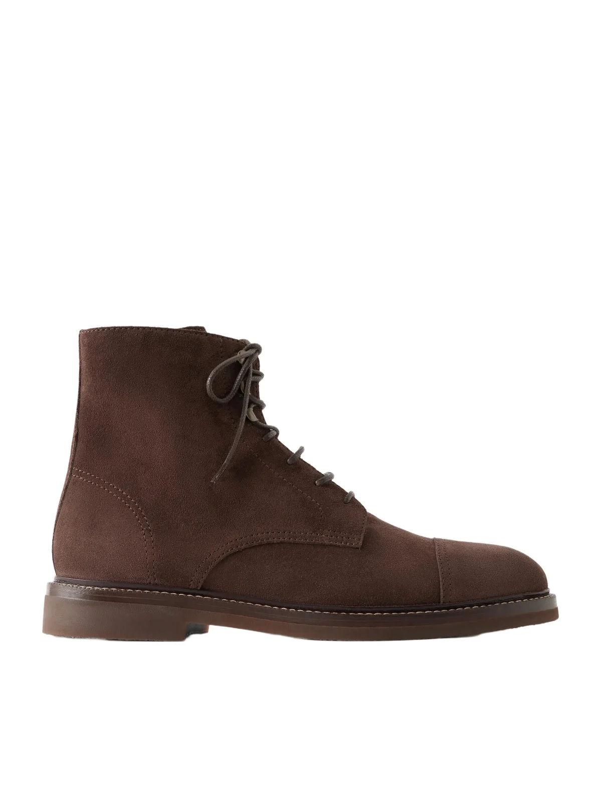 Suede Lace-Up Boots - Men Suede Lace-Up Boots - Men