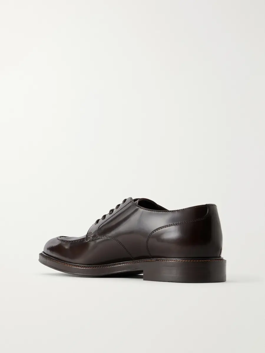 Brunello Cucinelli Leather Derby Shoes - Men | Thumbnail 4 Brunello Cucinelli Leather Derby Shoes - Men | Thumbnail 4