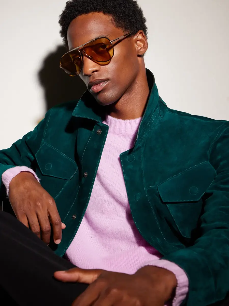 Tom Ford Rupert-02 Double-Bridge Aviator-Style Tortoiseshell Acetate and Gold-Tone Metal Sunglasses - Men | Thumbnail 2