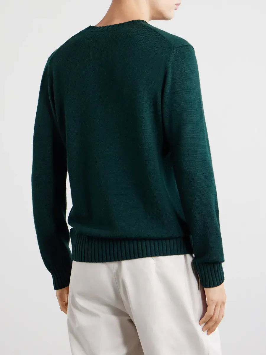 PIACENZA 1733 Virgin Wool Sweater - Men | Thumbnail 4