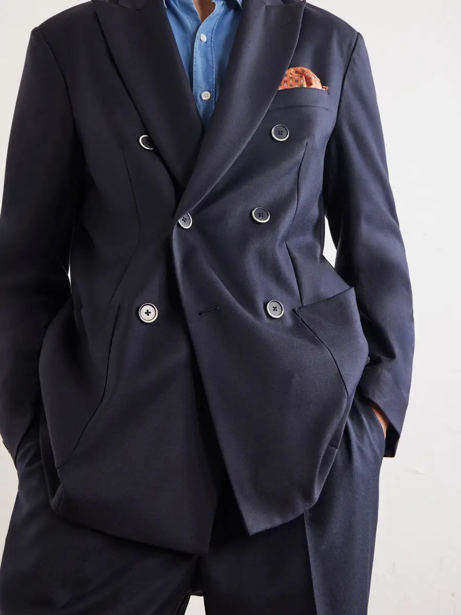 Barena Doria Double-Breasted Wool-Blend Blazer - Men | Thumbnail 5 Barena Doria Double-Breasted Wool-Blend Blazer - Men | Thumbnail 5