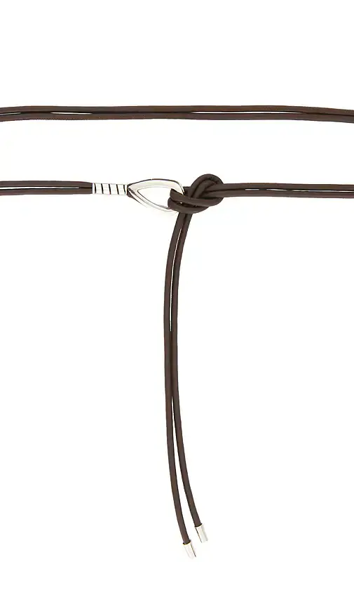 petit moments Chrome Tie Belt | Thumbnail 2 petit moments Chrome Tie Belt | Thumbnail 2