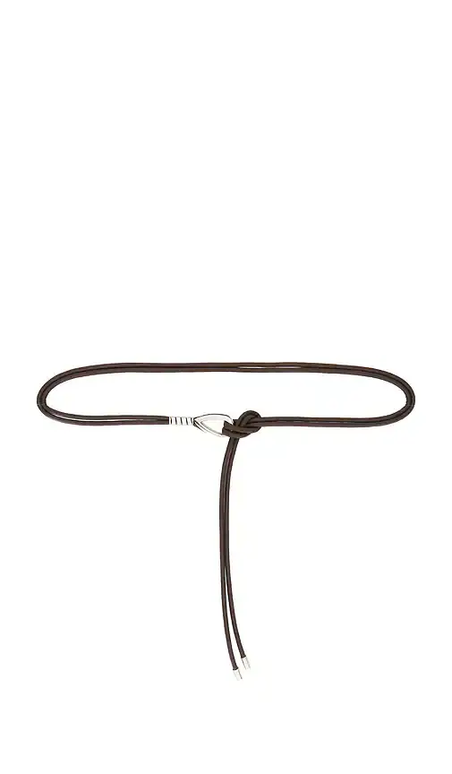 petit moments Chrome Tie Belt