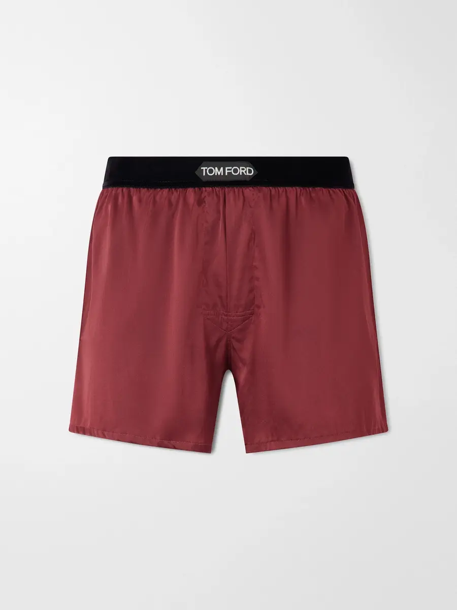 Tom Ford Silk-Blend Satin Boxer Shorts - Men | Thumbnail 2 Tom Ford Silk-Blend Satin Boxer Shorts - Men | Thumbnail 2