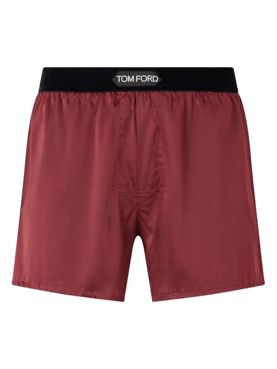 Tom Ford Silk-Blend Satin Boxer Shorts - Men