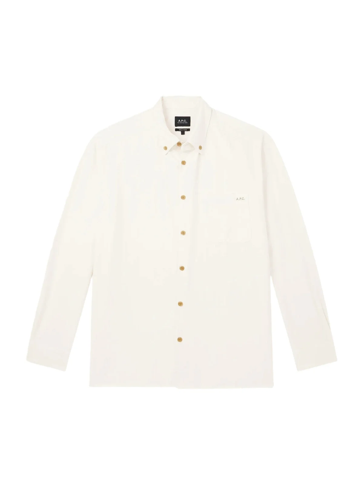 Mateo Logo-Embroidered Cotton Shirt - Men Mateo Logo-Embroidered Cotton Shirt - Men
