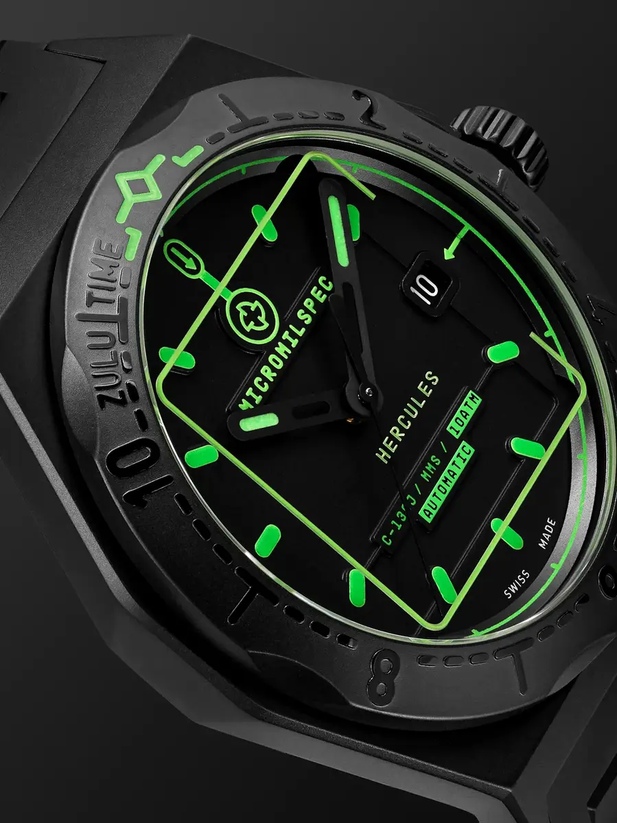 MICROMILSPEC Hercules Automatic 42mm Stainless Steel Watch, Ref. No. MIC_595 - Men | Thumbnail 6 MICROMILSPEC Hercules Automatic 42mm Stainless Steel Watch, Ref. No. MIC_595 - Men | Thumbnail 6