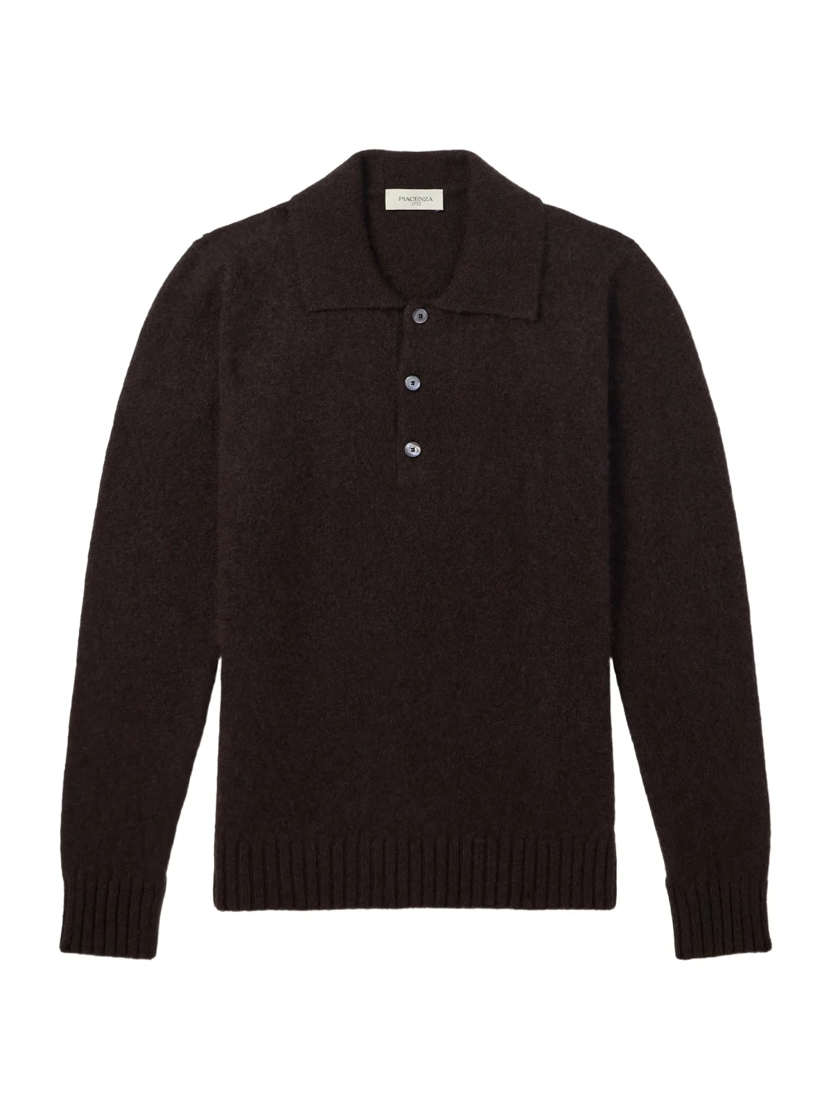 Cashmere and Silk-Blend Polo Sweater - Men