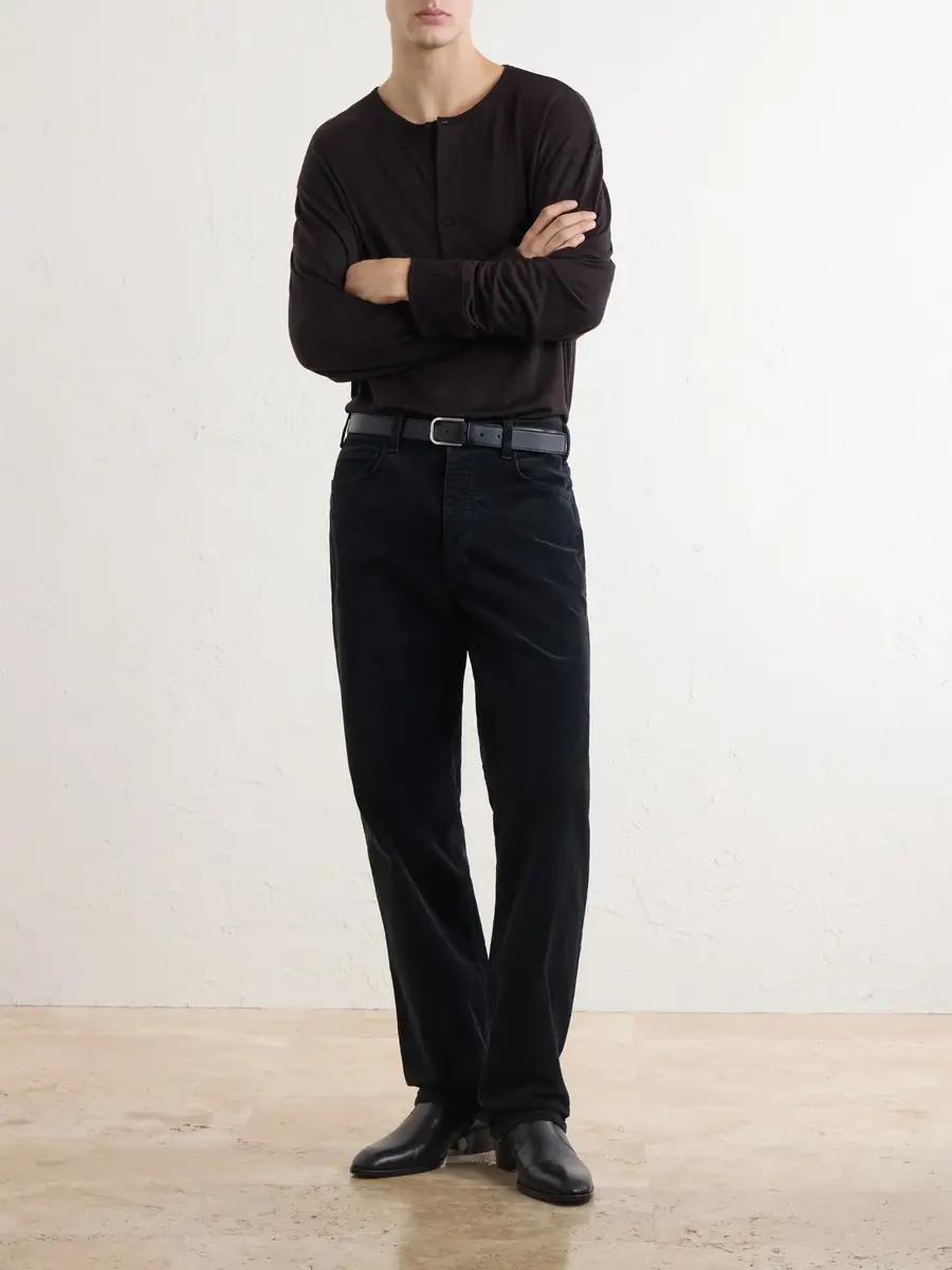 Nili Lotan Billie Straight-Leg Cotton-Blend Corduroy Trousers - Men | Thumbnail 2 Nili Lotan Billie Straight-Leg Cotton-Blend Corduroy Trousers - Men | Thumbnail 2