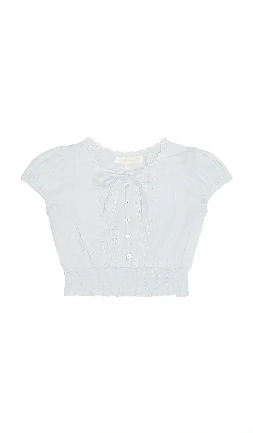 LoveShackFancy Kids Shoreline Top | Image 1 LoveShackFancy Kids Shoreline Top | Image 1