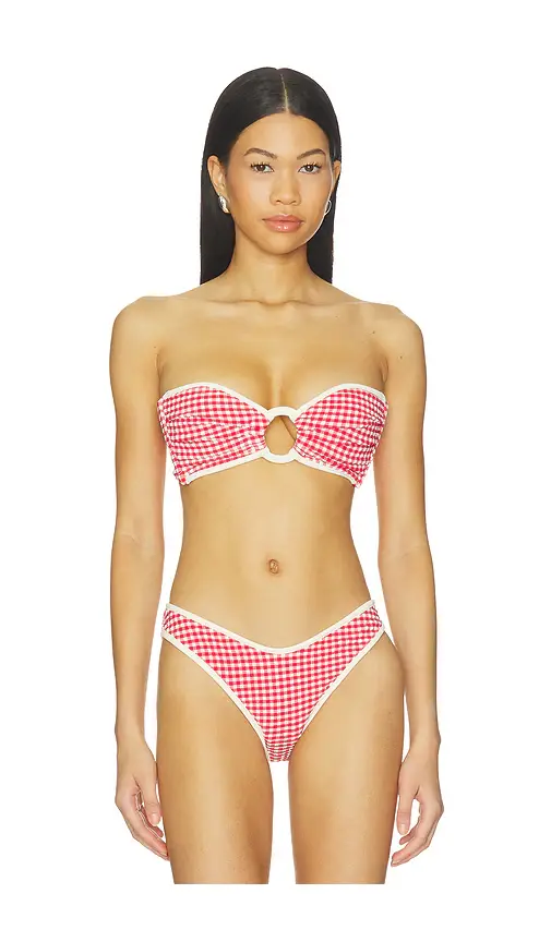 Montce Binded Tori Ties Bandeau Bikini Top | Thumbnail 2 Montce Binded Tori Ties Bandeau Bikini Top | Thumbnail 2