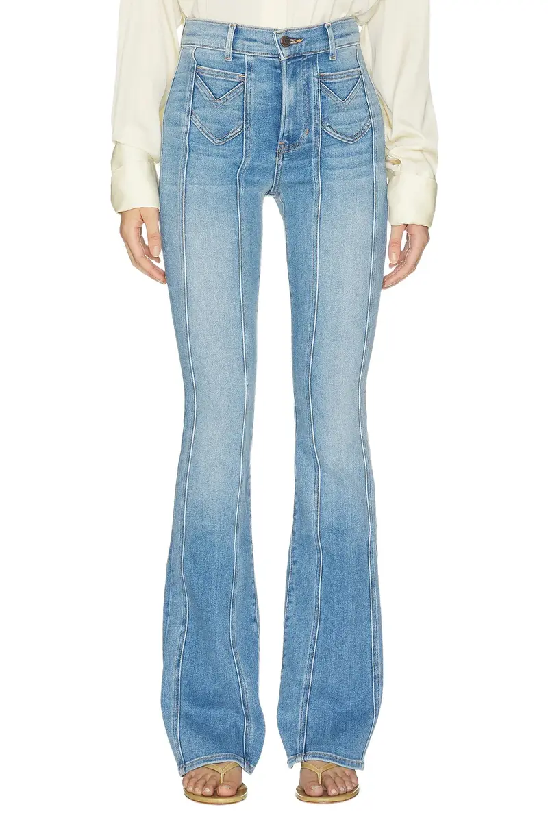 Veronica Beard Beverly High Rise Skinny Flare Jean