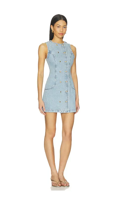 Retrofête Hanna Denim Dress | Thumbnail 2 Retrofête Hanna Denim Dress | Thumbnail 2