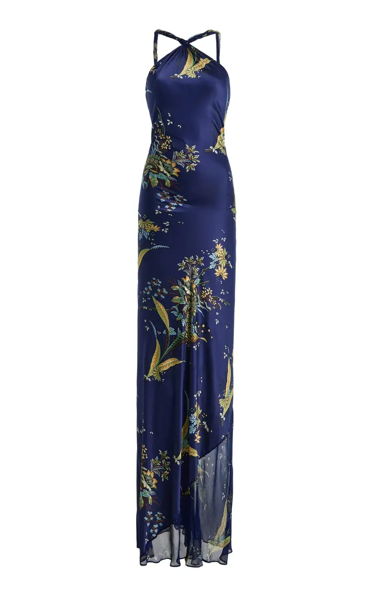 Staud Charli Silk Maxi Dress | Image 1 Staud Charli Silk Maxi Dress | Image 1