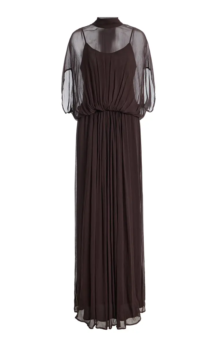 Staud Viviana Silk Maxi Dress | Image 1 Staud Viviana Silk Maxi Dress | Image 1