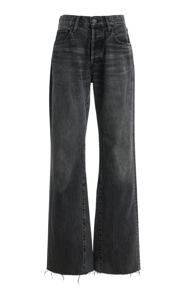 Moussy Vintage Redhook Remake Rigid Mid-Rise Flared Jeans