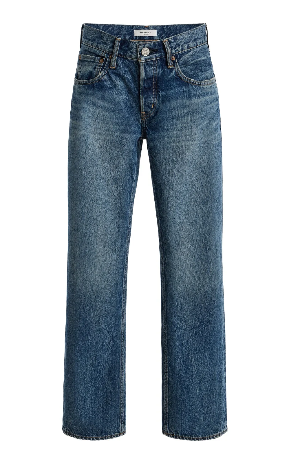 Clinton Rigid Low-Rise Straight-Leg Jeans