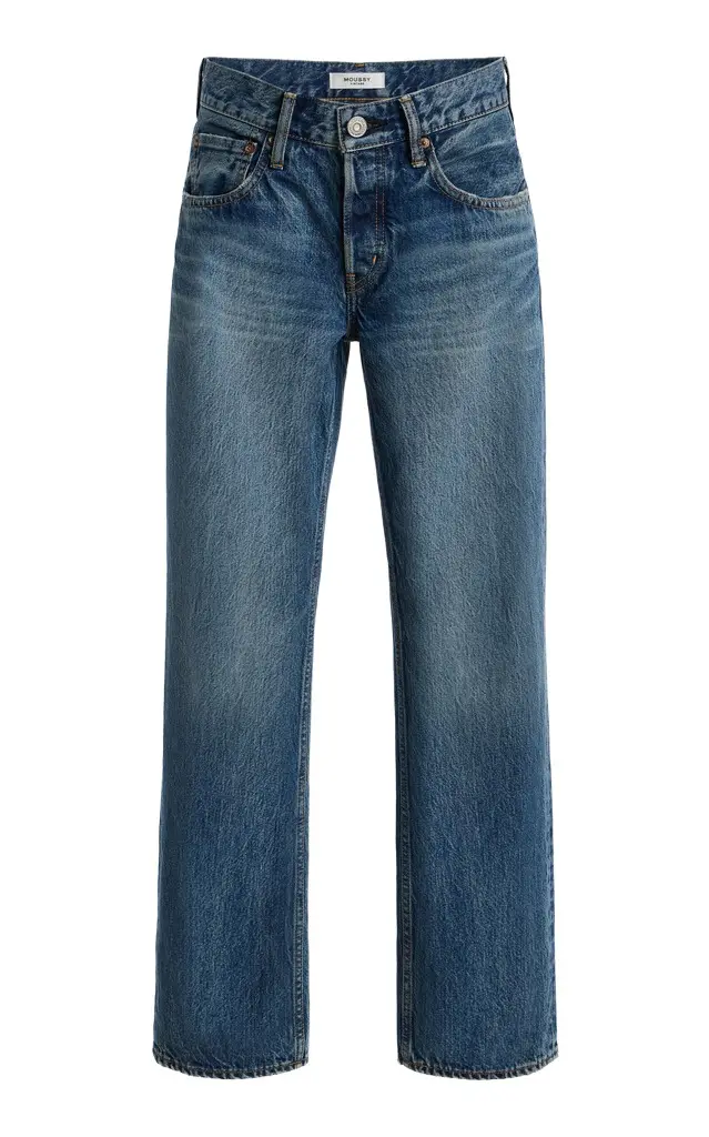 Clinton Rigid Low-Rise Straight-Leg Jeans