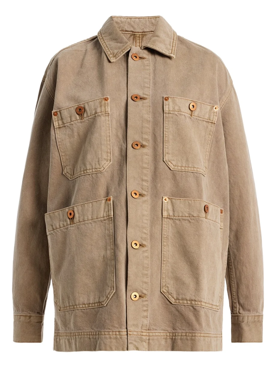 Oversized Denim Worker Jacket Oversized Denim Worker Jacket