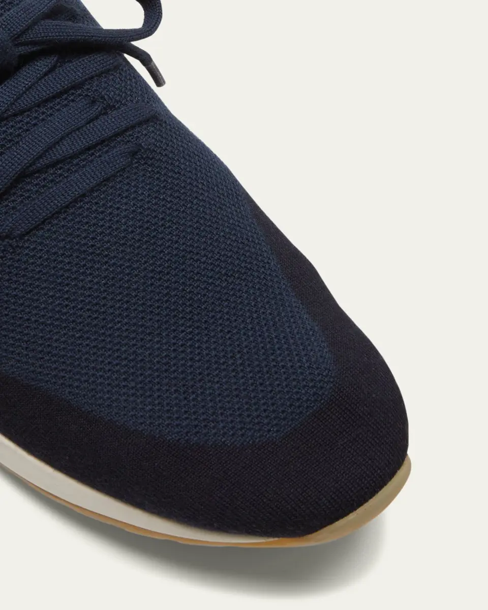Loro Piana Men's Flexy Walk Knit Trainer Sneakers | Thumbnail 7