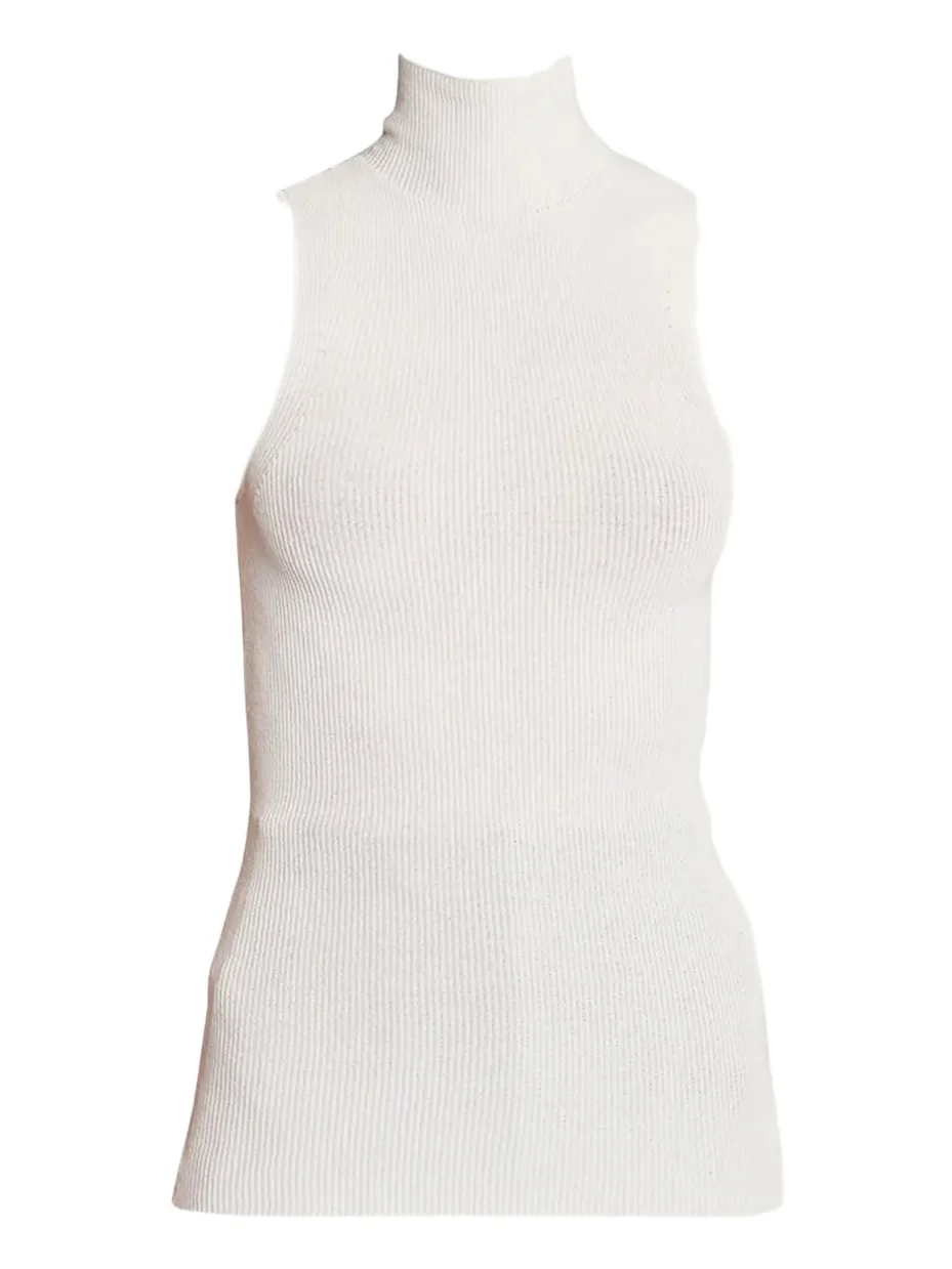 Proenza Schouler Matte Viscose Knit Ribbed Top