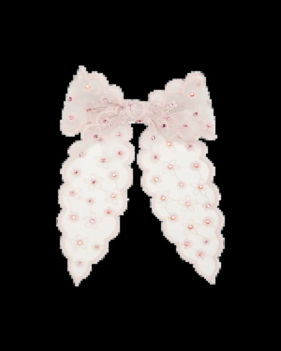 Natasha Accessories Limited Floral Bow Barrette | Thumbnail 2 Natasha Accessories Limited Floral Bow Barrette | Thumbnail 2
