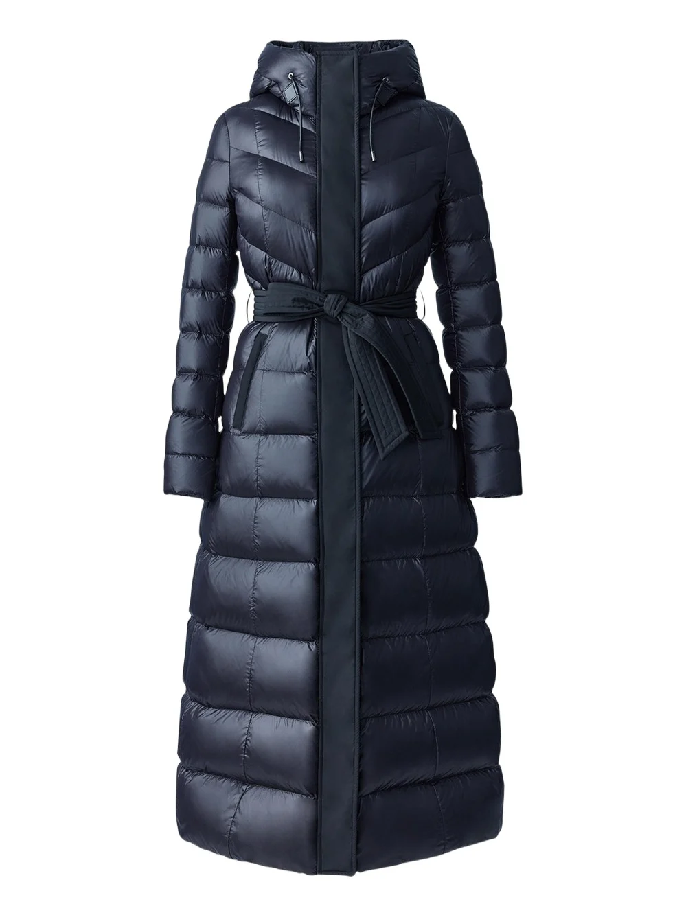 Calina Zip-Front A-Line Down Coat