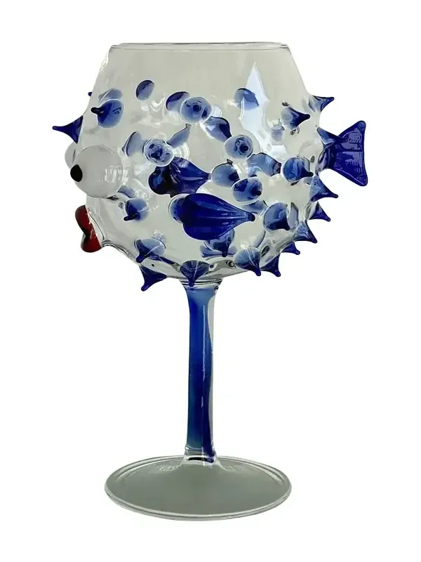 Massimo Lunardon Pufferfish Wine Goblet