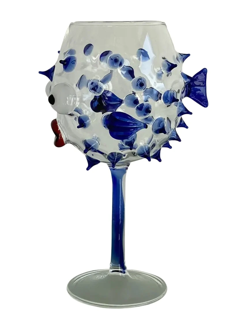 Massimo Lunardon Pufferfish Wine Goblet