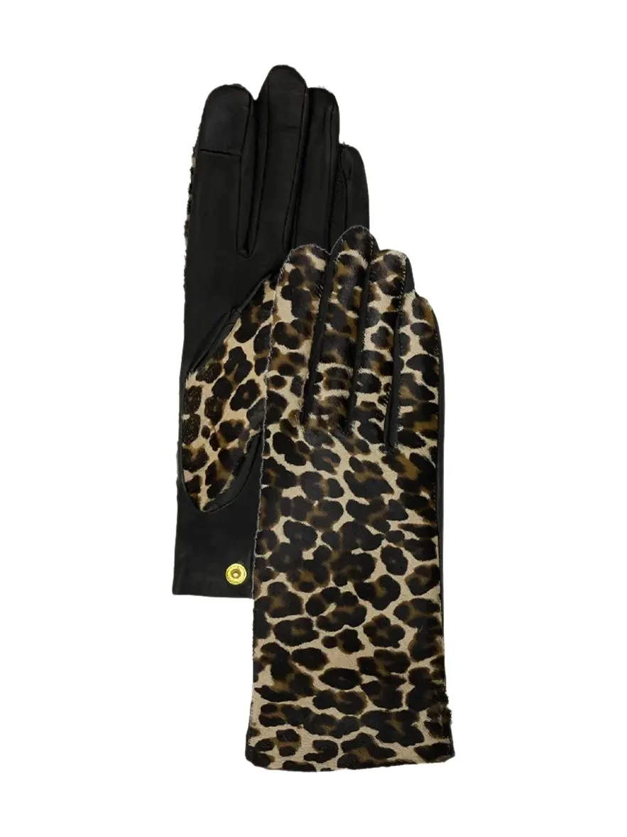Classic Hair on Leather Gloves