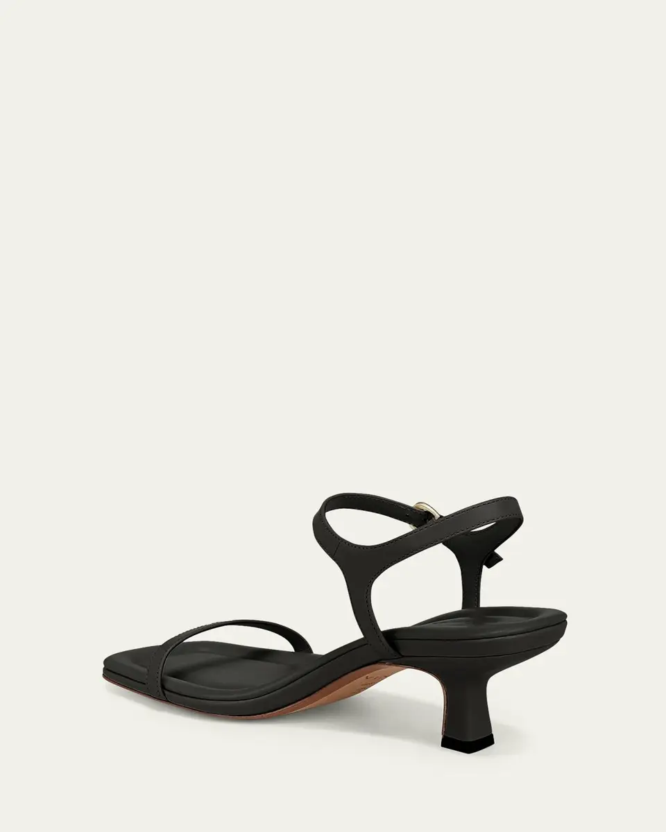Vince Coco Leather Kitten-Heel Sandals | Thumbnail 2 Vince Coco Leather Kitten-Heel Sandals | Thumbnail 2