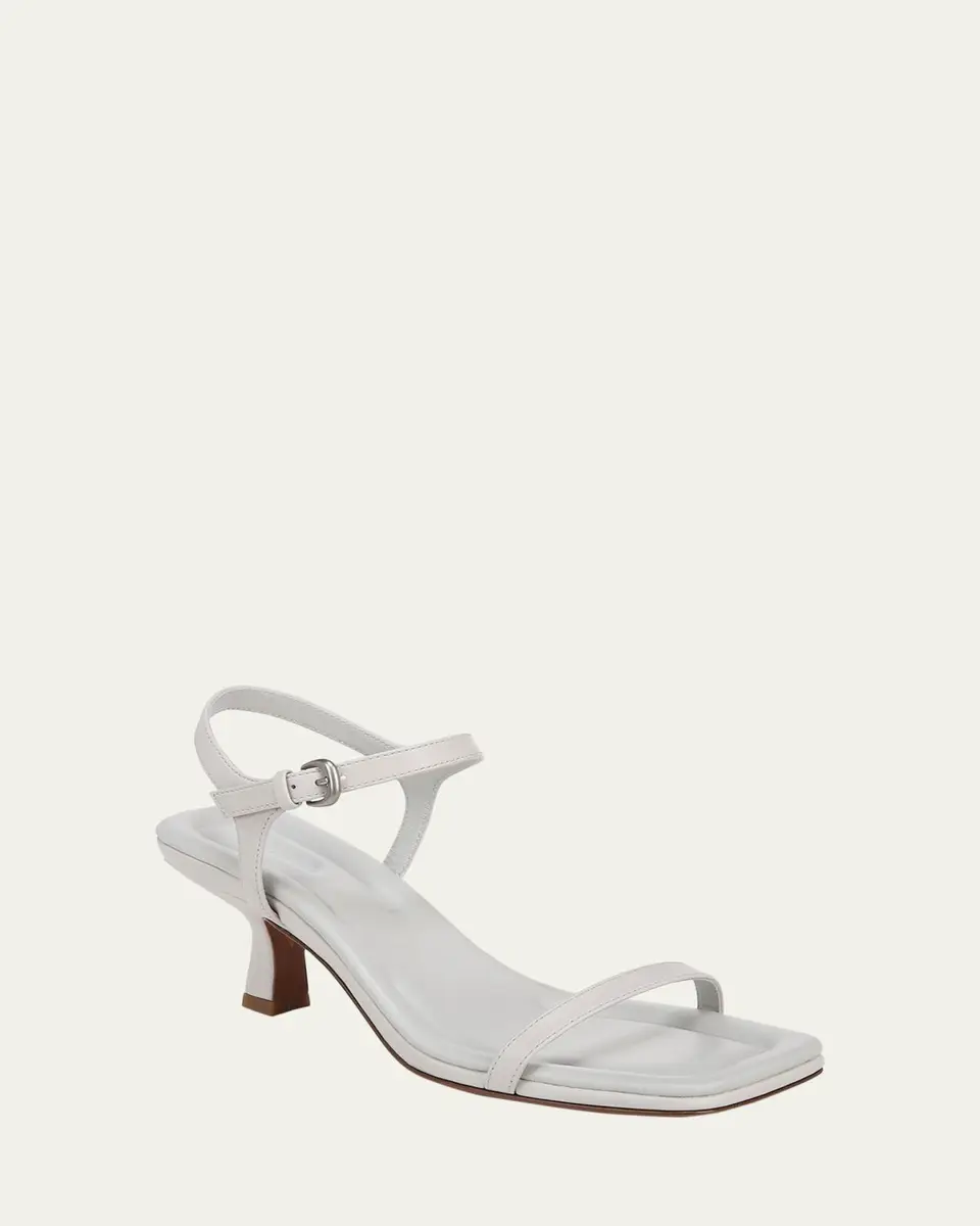 Vince Coco Leather Kitten-Heel Sandals | Thumbnail 6 Vince Coco Leather Kitten-Heel Sandals | Thumbnail 6