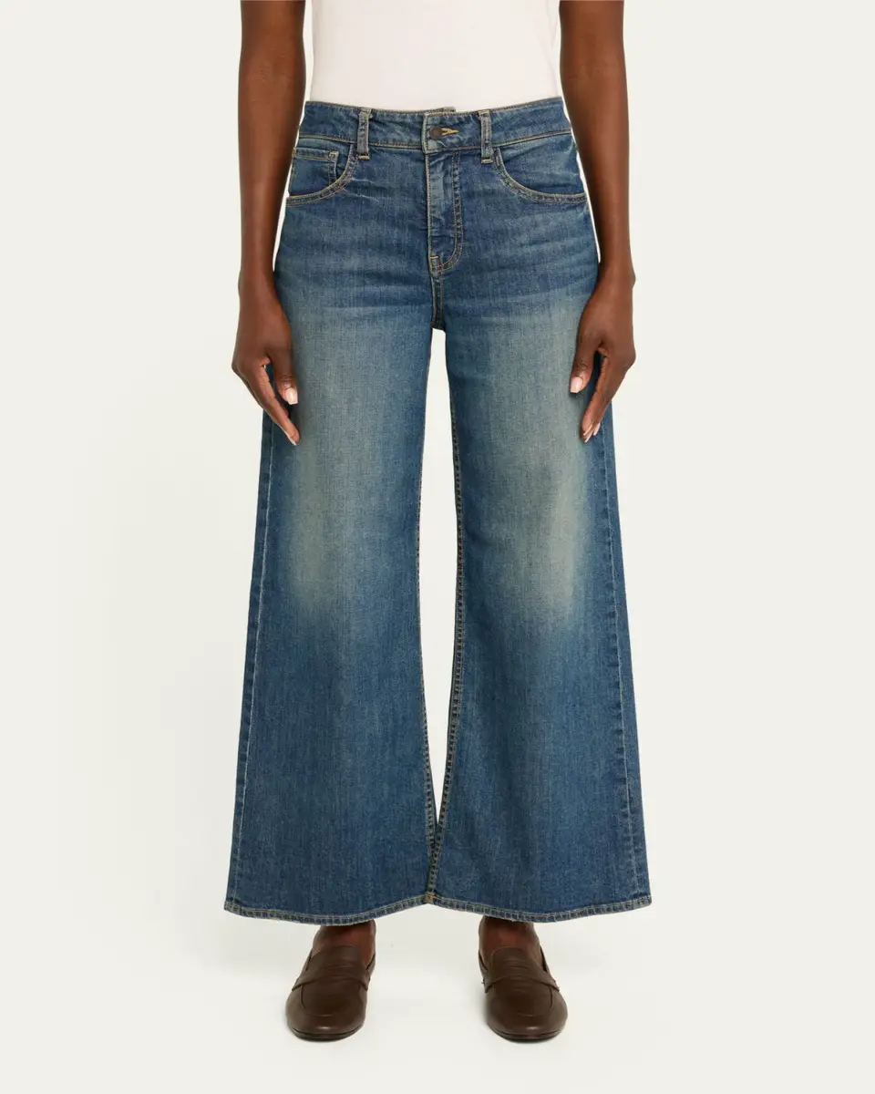 Nili Lotan Marlene Wide-Leg Jeans | Thumbnail 4 Nili Lotan Marlene Wide-Leg Jeans | Thumbnail 4