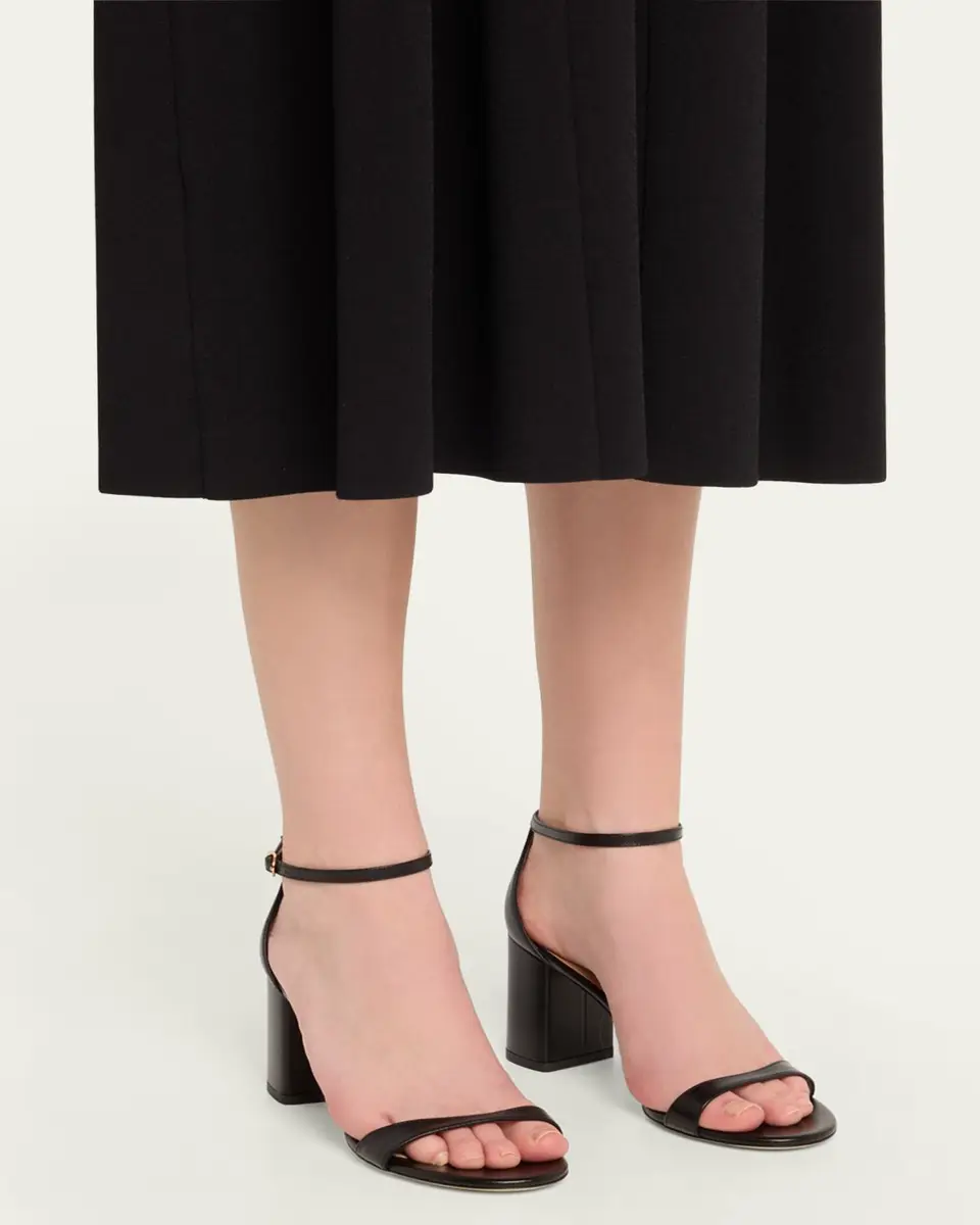 Stuart Weitzman Nudist 75mm Block Sandals | Thumbnail 2