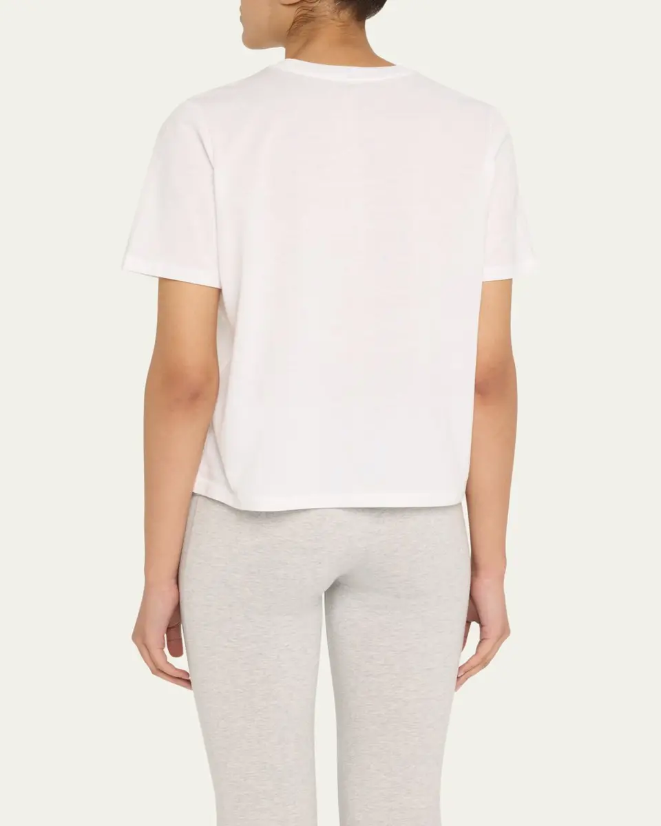 Skims Poly Cotton Jersey T-Shirt | Thumbnail 3