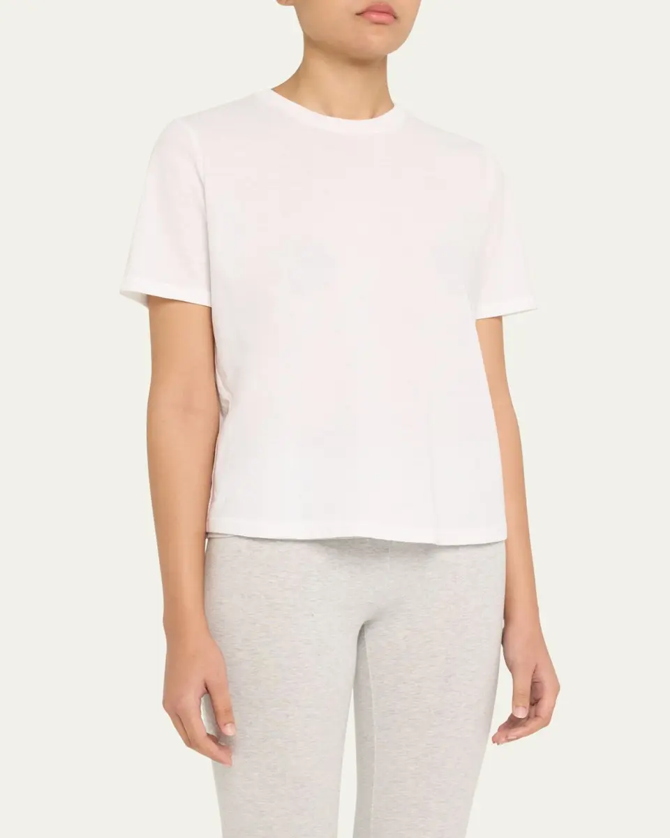 Skims Poly Cotton Jersey T-Shirt | Thumbnail 4