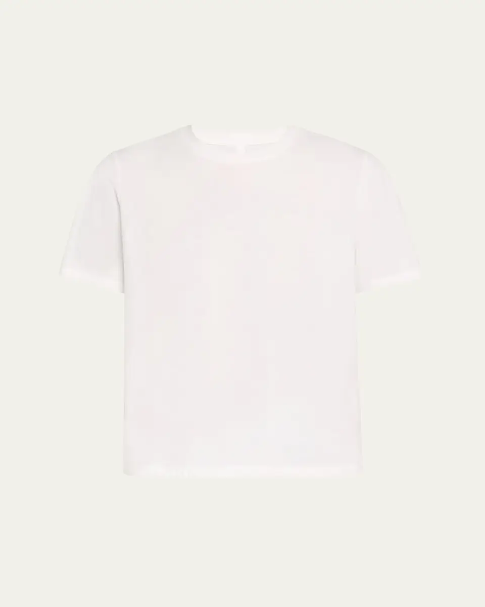 Skims Poly Cotton Jersey T-Shirt | Image 1 Skims Poly Cotton Jersey T-Shirt | Image 1