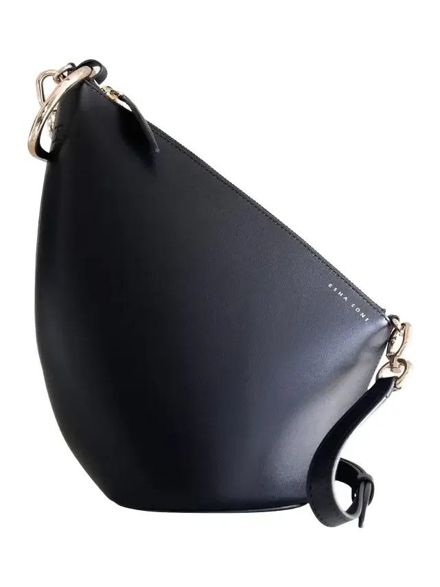 Esha Soni Slope Leather Crossbody Bag