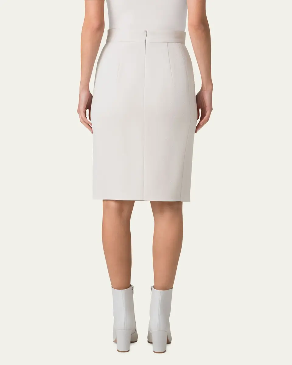 Akris Double-Face Wool Crepe Pencil Skirt | Thumbnail 3 Akris Double-Face Wool Crepe Pencil Skirt | Thumbnail 3
