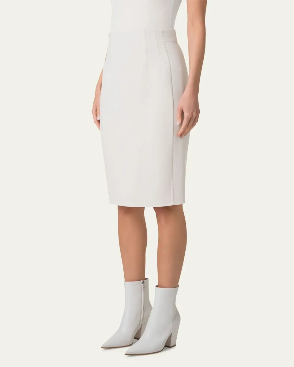Akris Double-Face Wool Crepe Pencil Skirt | Thumbnail 4 Akris Double-Face Wool Crepe Pencil Skirt | Thumbnail 4