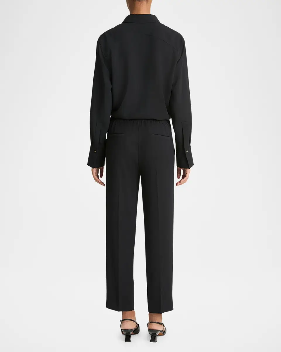 Vince Mid-Rise Tapered Pull-On Pants | Thumbnail 3 Vince Mid-Rise Tapered Pull-On Pants | Thumbnail 3