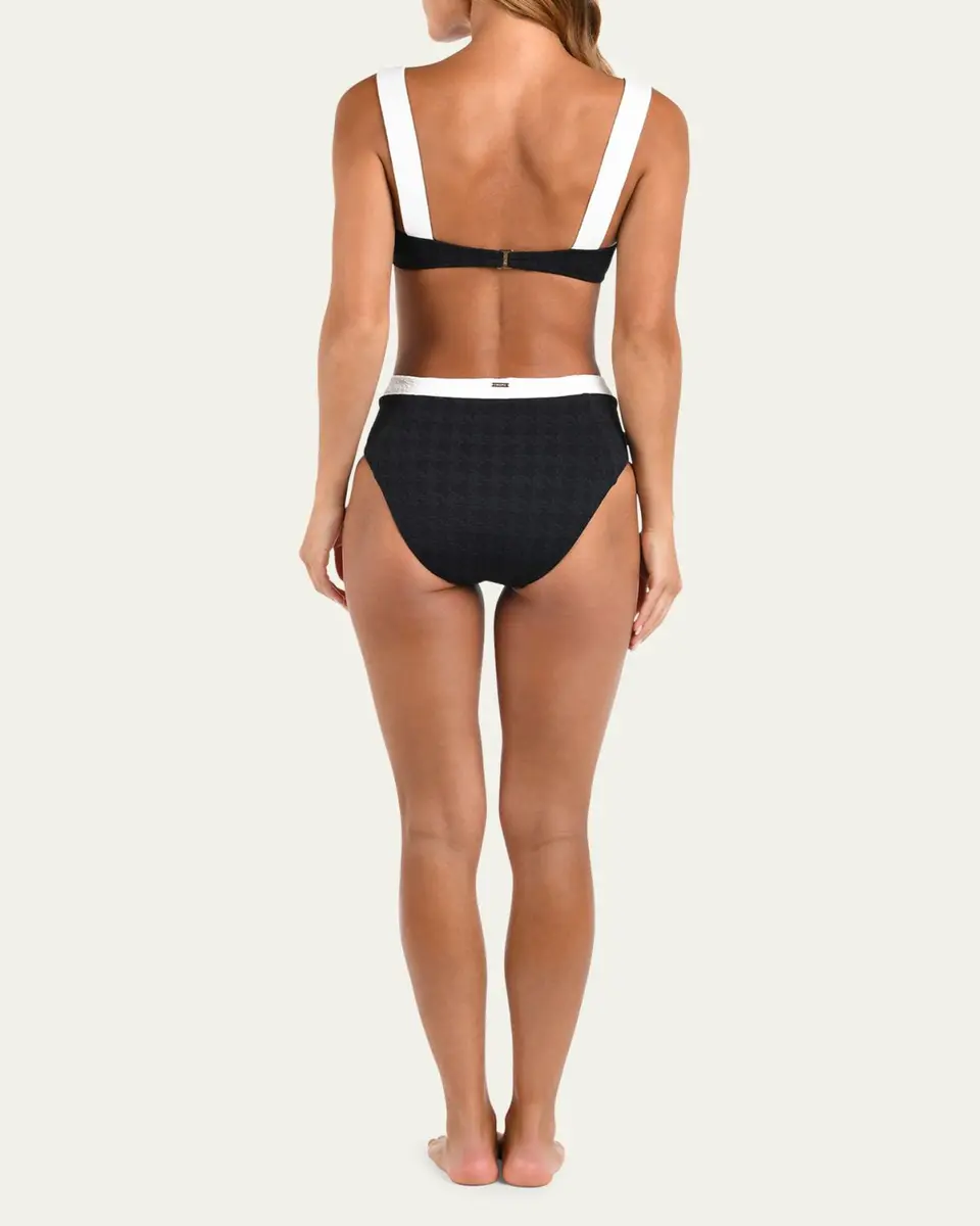 L'Agence Vanessa Colorblock Chic High-Waist Bikini Bottoms | Thumbnail 3 L'Agence Vanessa Colorblock Chic High-Waist Bikini Bottoms | Thumbnail 3