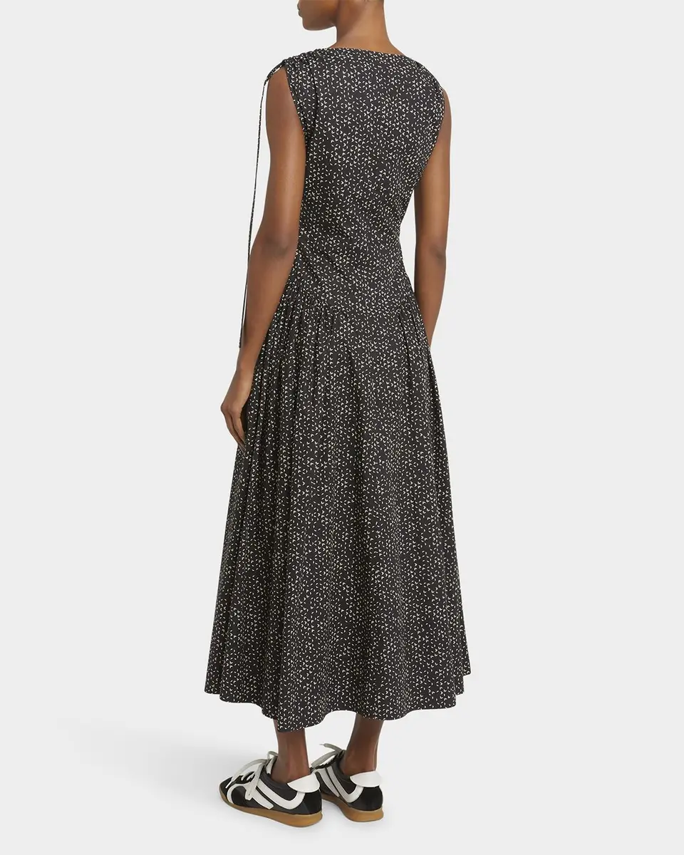 Proenza Schouler White Label Clayton Printed Poplin Drop-Waist Dress | Thumbnail 3