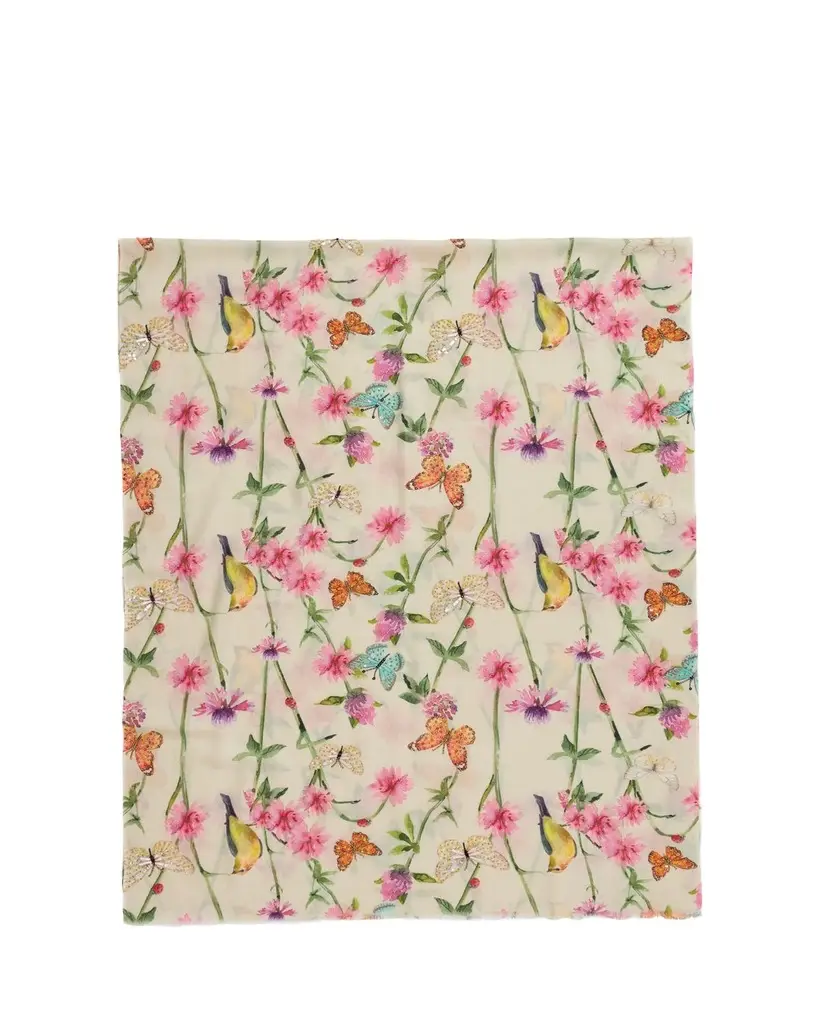 JANAVI INDIA Wings To Fly Wool Blend Scarf | Image 1 JANAVI INDIA Wings To Fly Wool Blend Scarf | Image 1