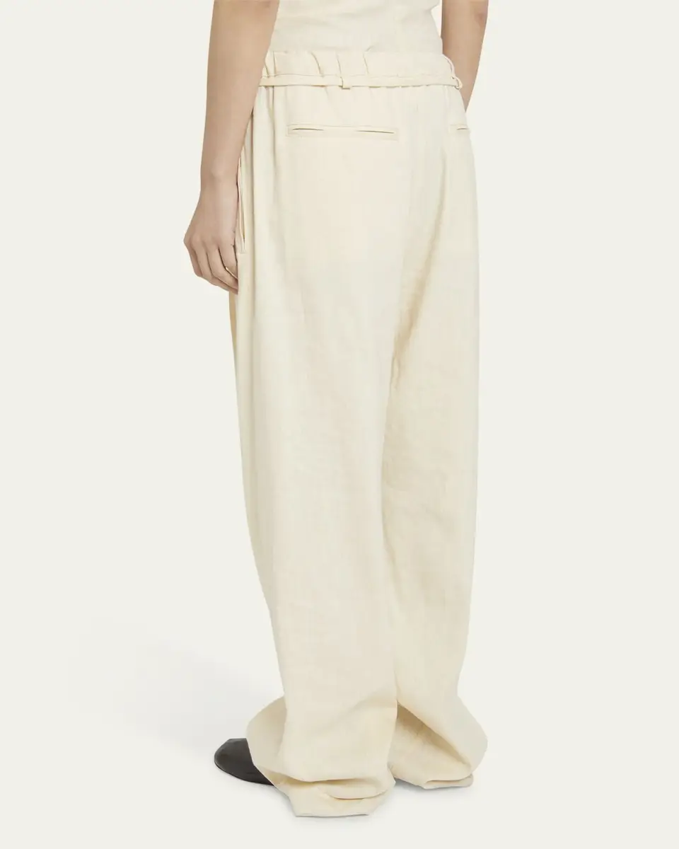 Proenza Schouler White Label Magnus Linen Slub Pants | Thumbnail 3