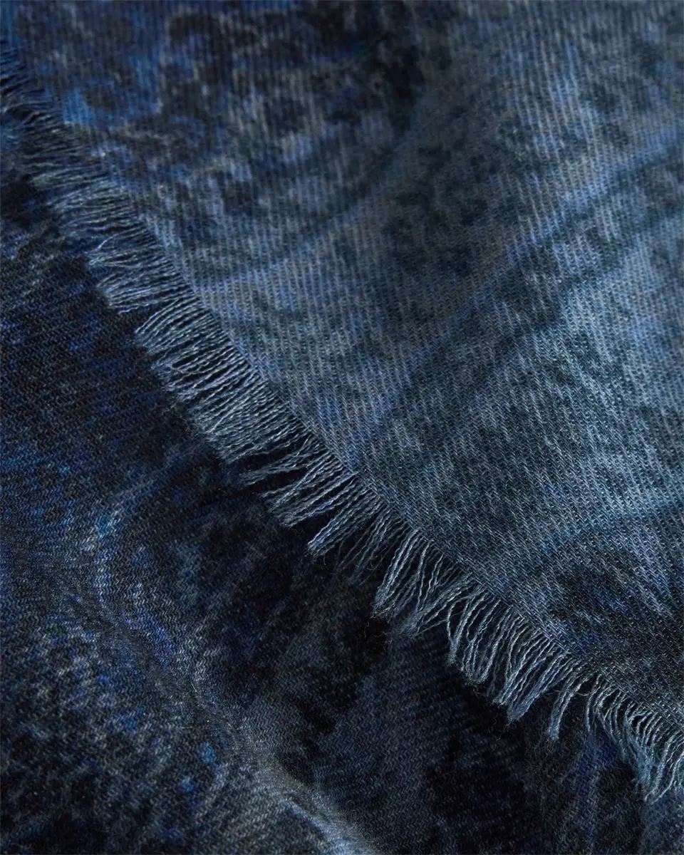 Alonpi Men's Printed Wool Scarf | Thumbnail 8 Alonpi Men's Printed Wool Scarf | Thumbnail 8