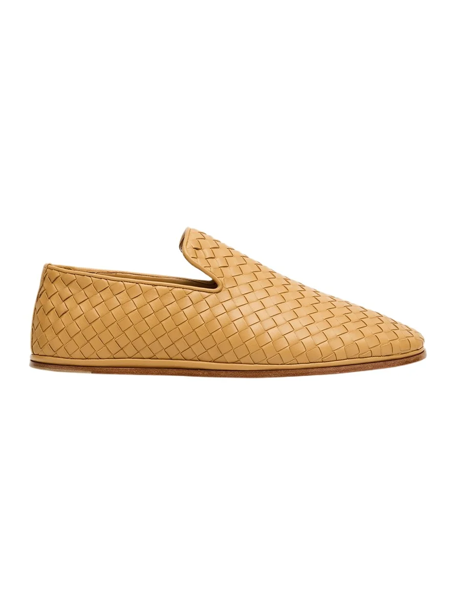 Men's Sunday Intrecciato Leather Slippers